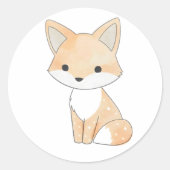 Autocollant d'impression Star Fox Aquarelle (Devant)