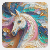 Autocollant d'impressionnisme Celestia Horse (Devant)