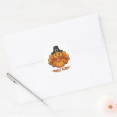 Autocollant Dinde Gobble Gobble (Enveloppe)