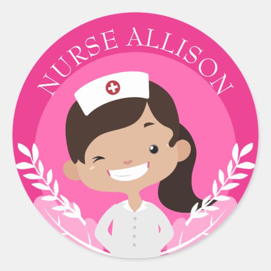 Autocollant d'infirmière drôle | appréciation des  (Devant)
