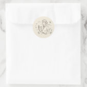 Autocollant d'infirmière minimaliste (Sac)
