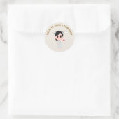 Autocollant d'infirmière propre sans serif gras (Sac)