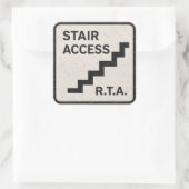 Autocollant d'infrastructure d'accès à l'escalier  (Sac)
