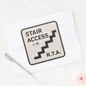 Autocollant d'infrastructure d'accès à l'escalier  (Enveloppe)