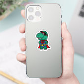 Autocollant Dino-Man (Téléphone)