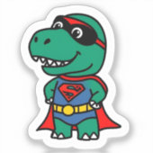 Autocollant Dino-Man (Recto)