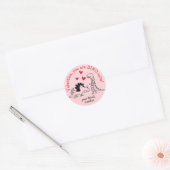 Autocollant Dinosaur Valentine (Enveloppe)