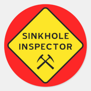 Autocollant d'inspecteur d'effondrement