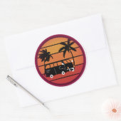 autocollant d'inspiration de voyage (Enveloppe)