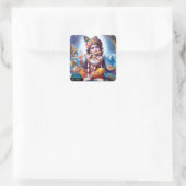 Autocollant divin Lord Krishna Murali (Sac)