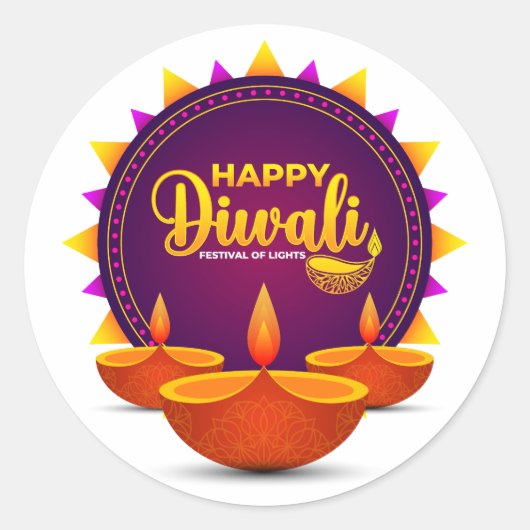 Autocollant Diwali (Devant)