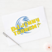 Autocollant DJ Jonny Tsunami (Enveloppe)