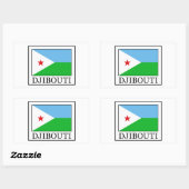 Autocollant Djibouti (Feuille)