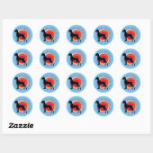 Autocollant Dogue Allemand (Feuille)