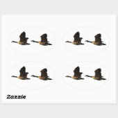 Autocollant d'oie volante (Feuille)