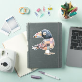 Autocollant d'oiseaux de Corneille (Couverture iPad)