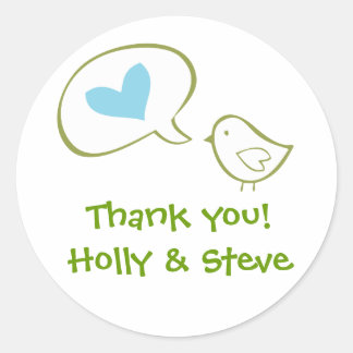 Autocollant d'oiseaux par Mariages TearDrop