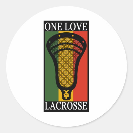 Autocollant d'OneLove de parodie de lacrosse (Devant)