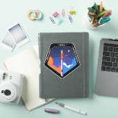 Autocollant d'ordinateur avec Spica Mission Patch (Couverture iPad)
