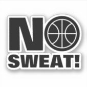 Autocollant d'ordinateur portable de basketball dr (Devant)
