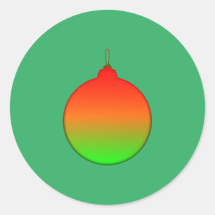 Autocollant d'ornement de la balle de Noël