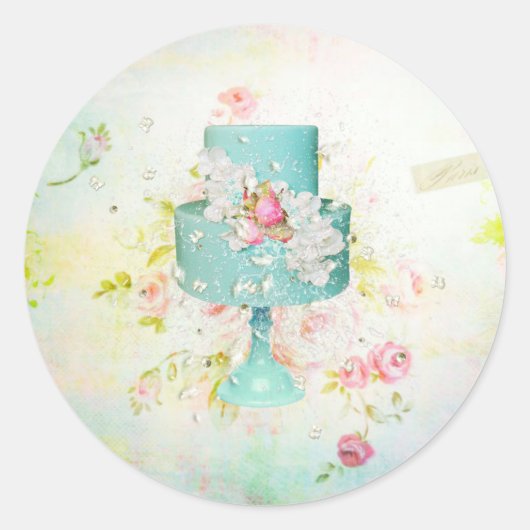 Autocollant double gâteau (Devant)