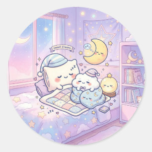Autocollant doux rêves mignons
