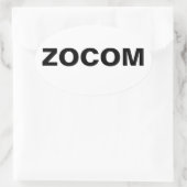 Autocollant d'ovale de commande de combat de zombi (Sac)