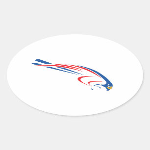 Autocollant d'ovale de Rfalconcam