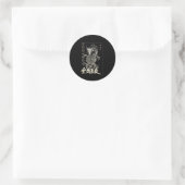 Autocollant Dragon Esthétique Vinyle Grunge (Sac)
