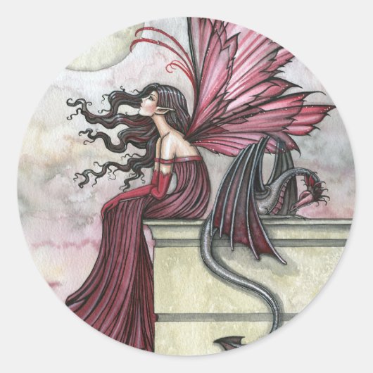 Autocollant Dragon Fée Ruby Impétueuse (Devant)