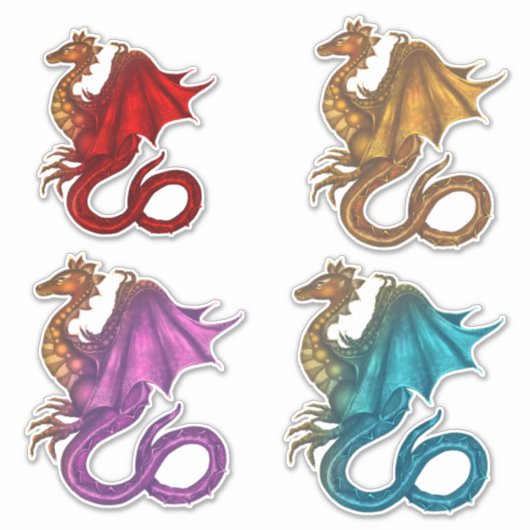 Autocollant Dragon Vinyl Custom (Devant)