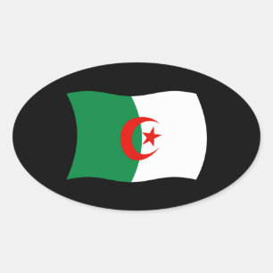 Autocollant Drapeau Algérie