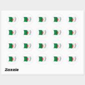 Autocollant Drapeau Algérie (Feuille)
