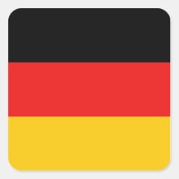 Autocollant drapeau allemand