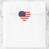 Autocollant Drapeau Américain (Sac)