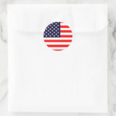 Autocollant Drapeau Américain (Sac)