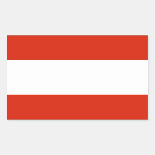 Autocollant drapeau Autriche (Devant)