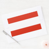 Autocollant drapeau Autriche (Enveloppe)