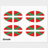 Autocollant Drapeau Basque "Ikkurina" (Feuille)