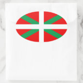 Autocollant Drapeau Basque "Ikkurina" (Sac)