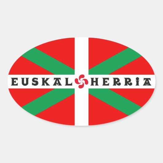 Autocollant Drapeau Basque "ikkurina" (Devant)