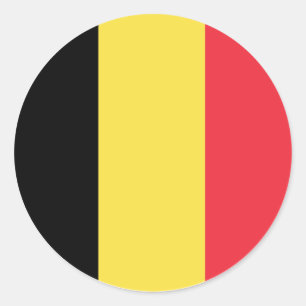 Autocollant Drapeau Belgique – Fierté Belge