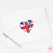 Autocollant Drapeau Britannique, Londres, Big Ben, (Enveloppe)