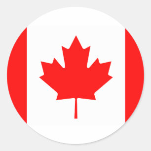 Autocollant Drapeau Canada, Autocollants de voyage