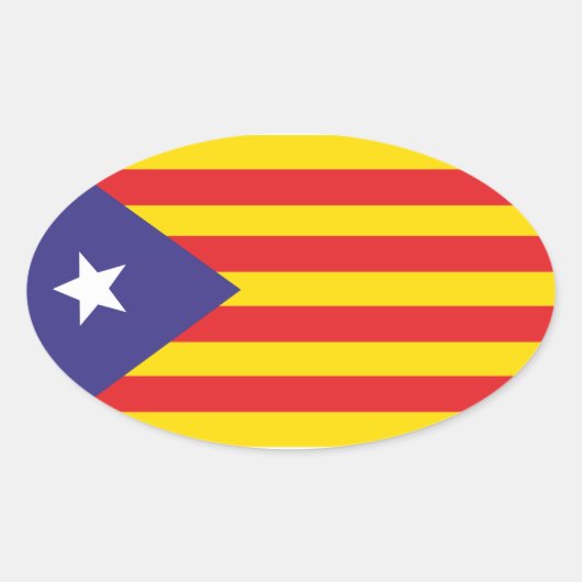 Autocollant Drapeau Catalan "Serenya" (Devant)