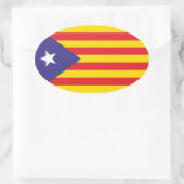 Autocollant Drapeau Catalan "Serenya" (Sac)