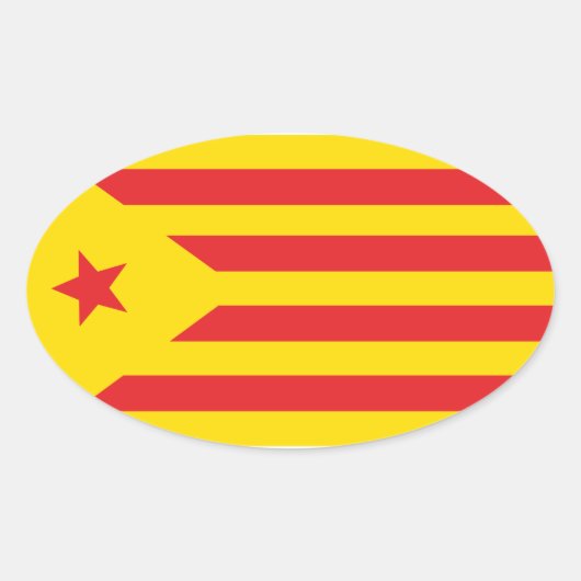 Autocollant Drapeau Catalan "Serenya" (Devant)