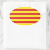 Autocollant Drapeau Catalan "Serenya" (Sac)