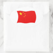 Autocollant Drapeau de la Chine (Sac)